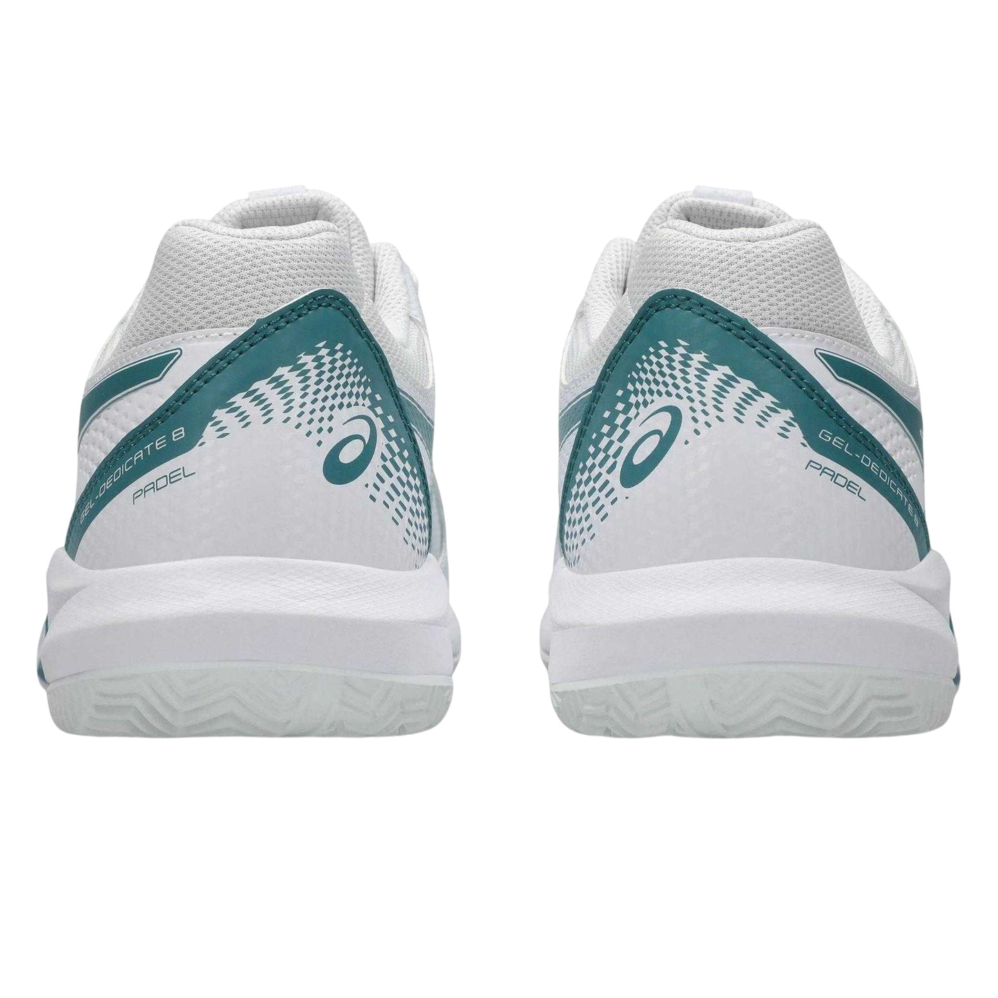 White - Back - Asics Mens Dedicate 8 Padel Gel Trainers