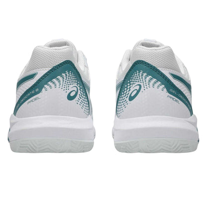 White - Back - Asics Mens Dedicate 8 Padel Gel Trainers