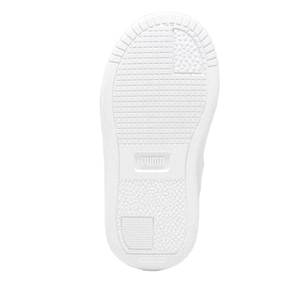 Puma White - Back - Puma Childrens-Kids Carina Street Low Flat Trainers