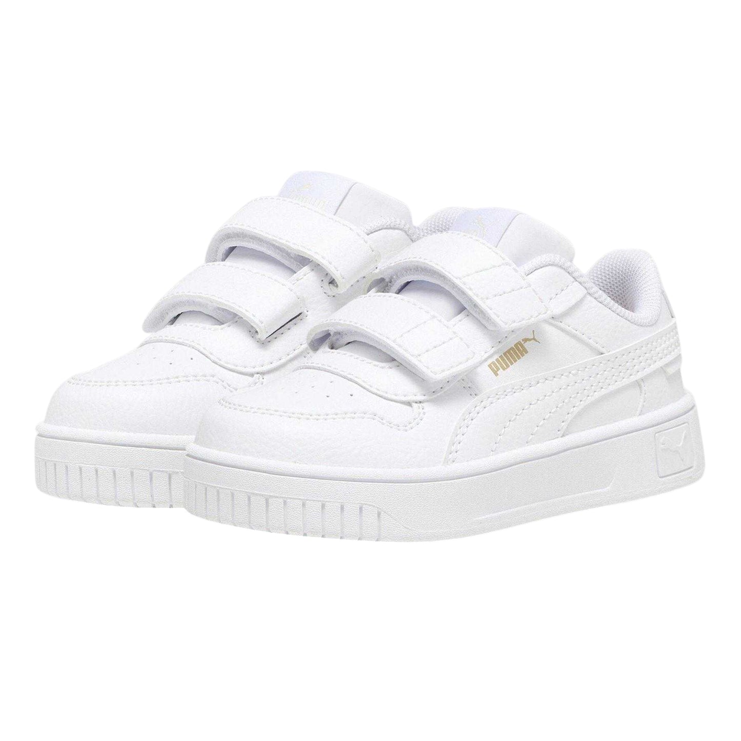 Puma White - Lifestyle - Puma Childrens-Kids Carina Street Low Flat Trainers