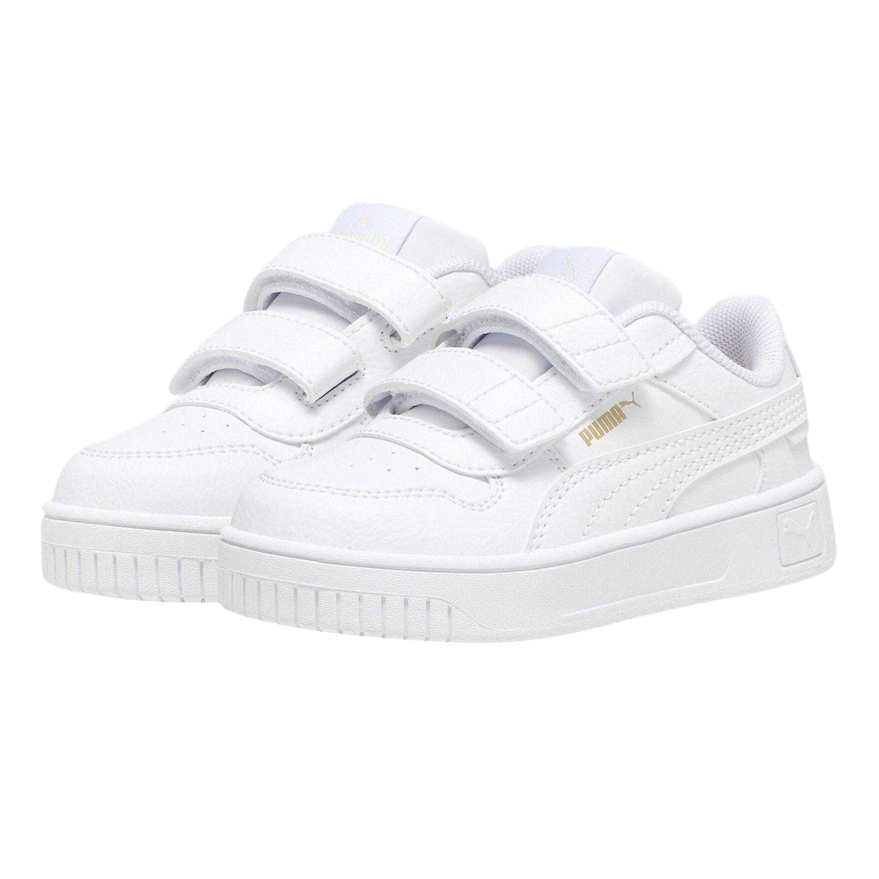 Puma White - Lifestyle - Puma Childrens-Kids Carina Street Low Flat Trainers
