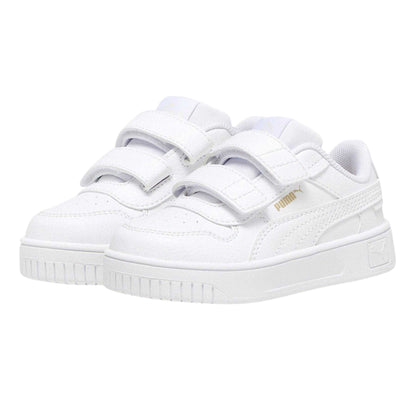 Puma White - Lifestyle - Puma Childrens-Kids Carina Street Low Flat Trainers