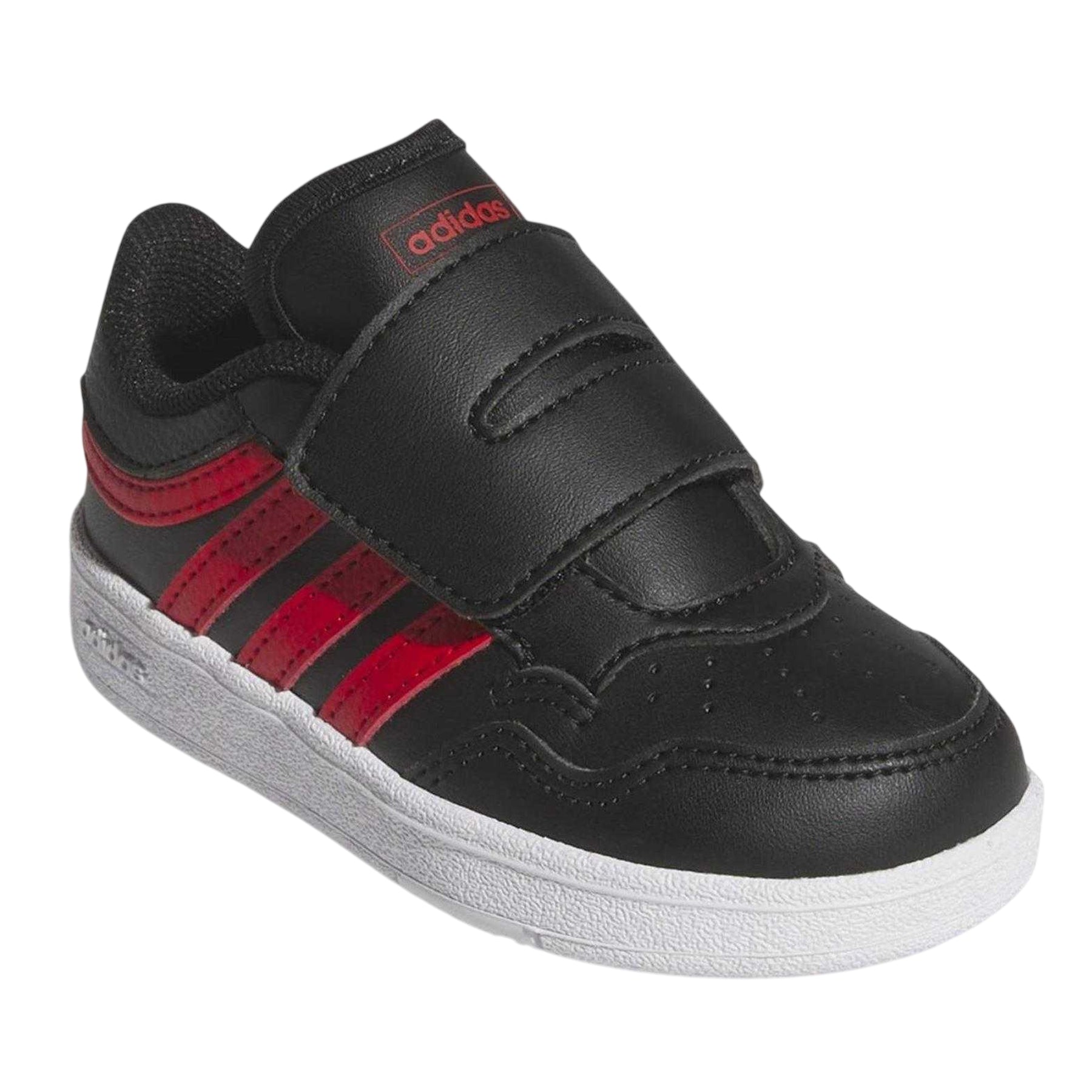 Core Black - Pack Shot - Adidas Childrens-Kids Hoops 4.0 Basketball Trainers