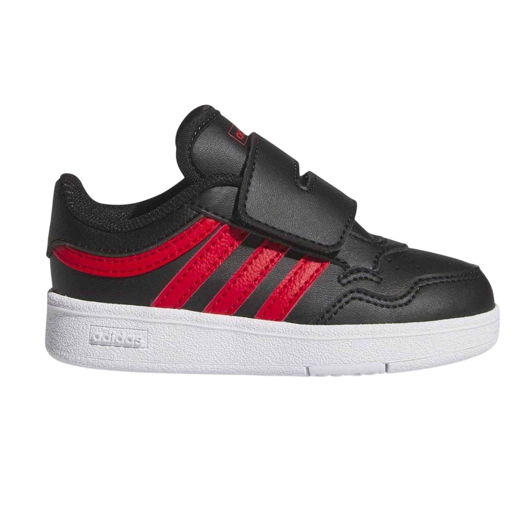 Core Black - Front - Adidas Childrens-Kids Hoops 4.0 Basketball Trainers