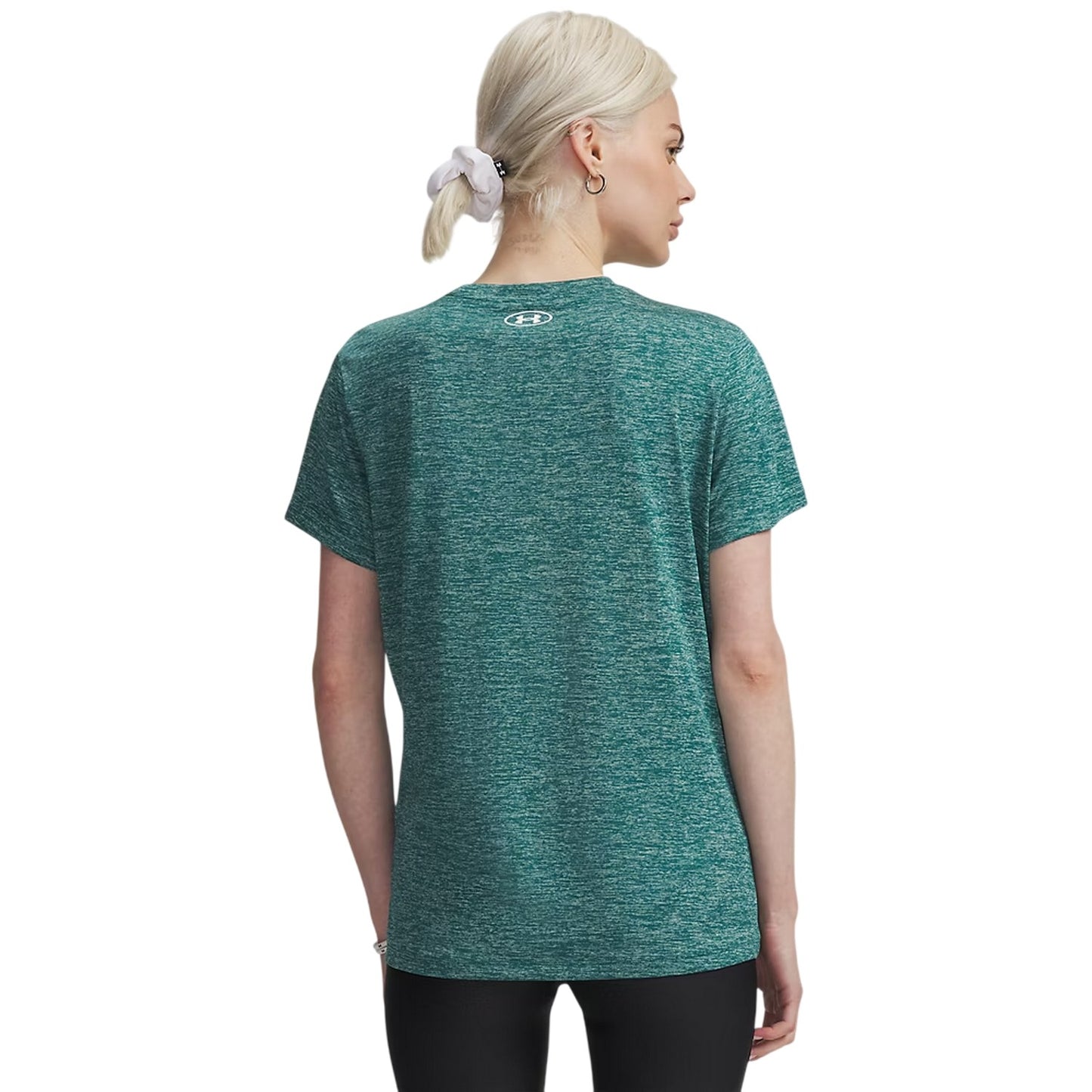 Green - Back - Under Armour Womens-Ladies Twist Short-Sleeved T-Shirt
