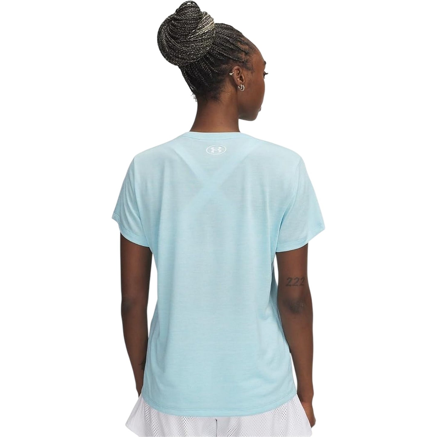 Stream - Back - Under Armour Womens-Ladies Twist Short-Sleeved T-Shirt