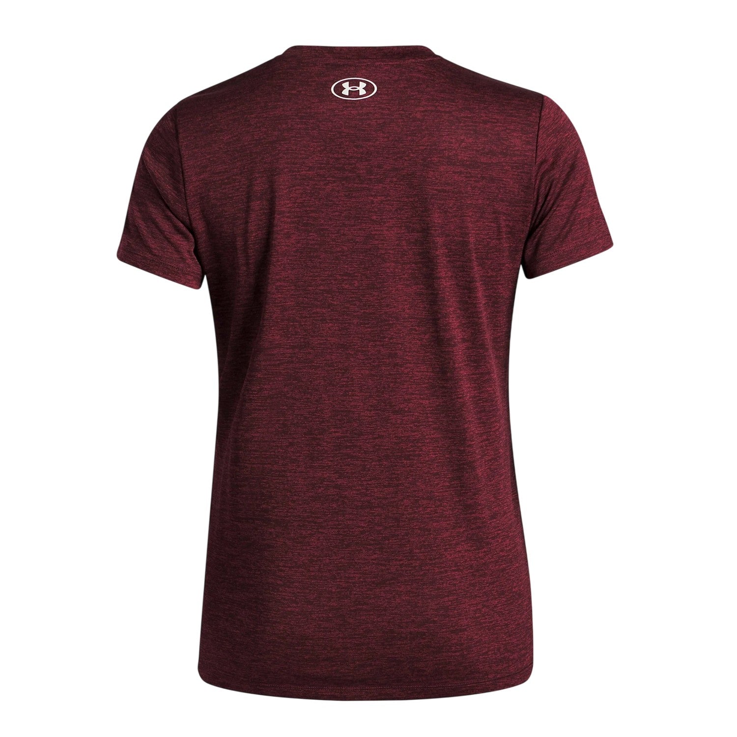 Dark Maroon - Back - Under Armour Womens-Ladies Twist Short-Sleeved T-Shirt