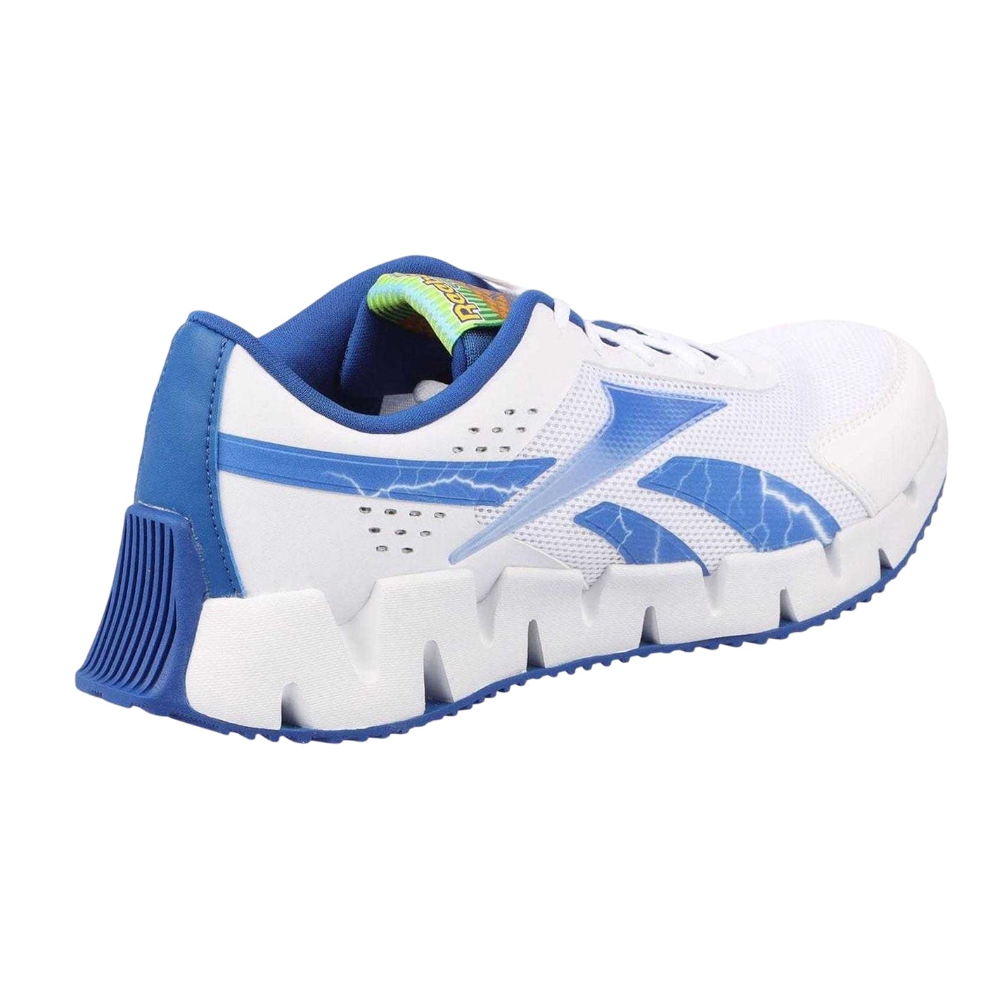 White-Blue - Back - Reebok Childrens-Kids Zig Dynamica 2.0 Trainers