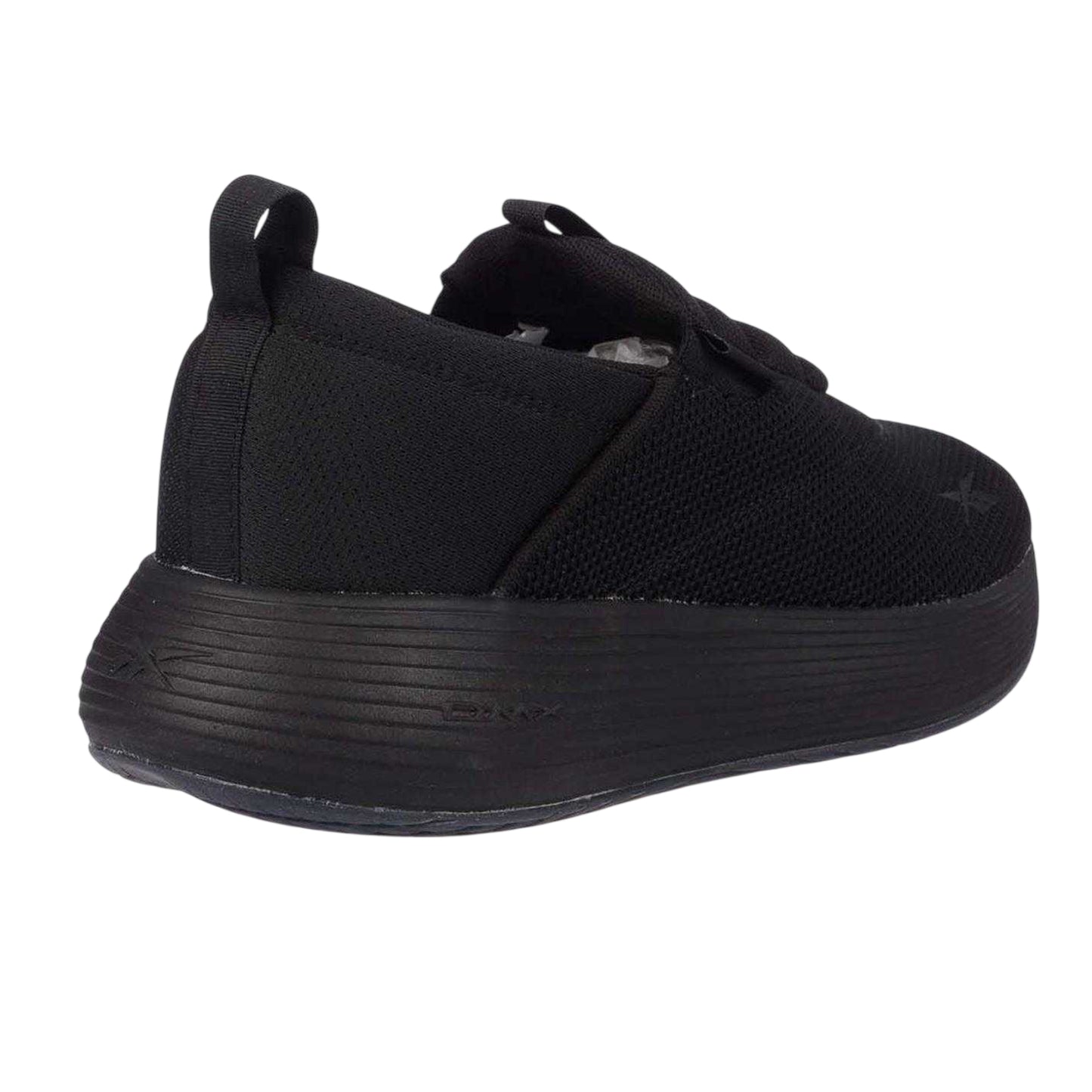 Black-Grey - Back - Reebok Womens-Ladies Dmx Comfort Slip-on Trainers