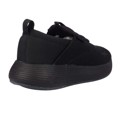 Black-Grey - Back - Reebok Womens-Ladies Dmx Comfort Slip-on Trainers