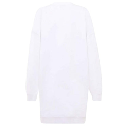 Bright White - Back - Diesel Womens-Ladies Denim Division Sweatshirt Dress