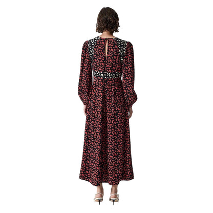 Black - Back - French Connection Womens-Ladies Delphine Maxi Dress