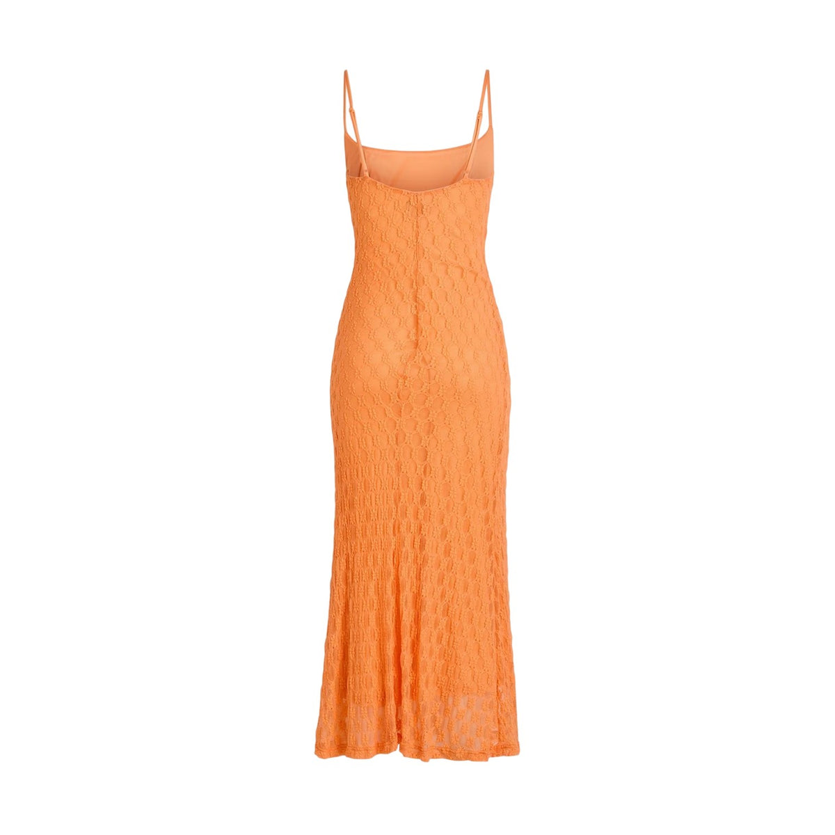 Orange - Back - Bardot Womens-Ladies Adoni Embroidered Midi Dress