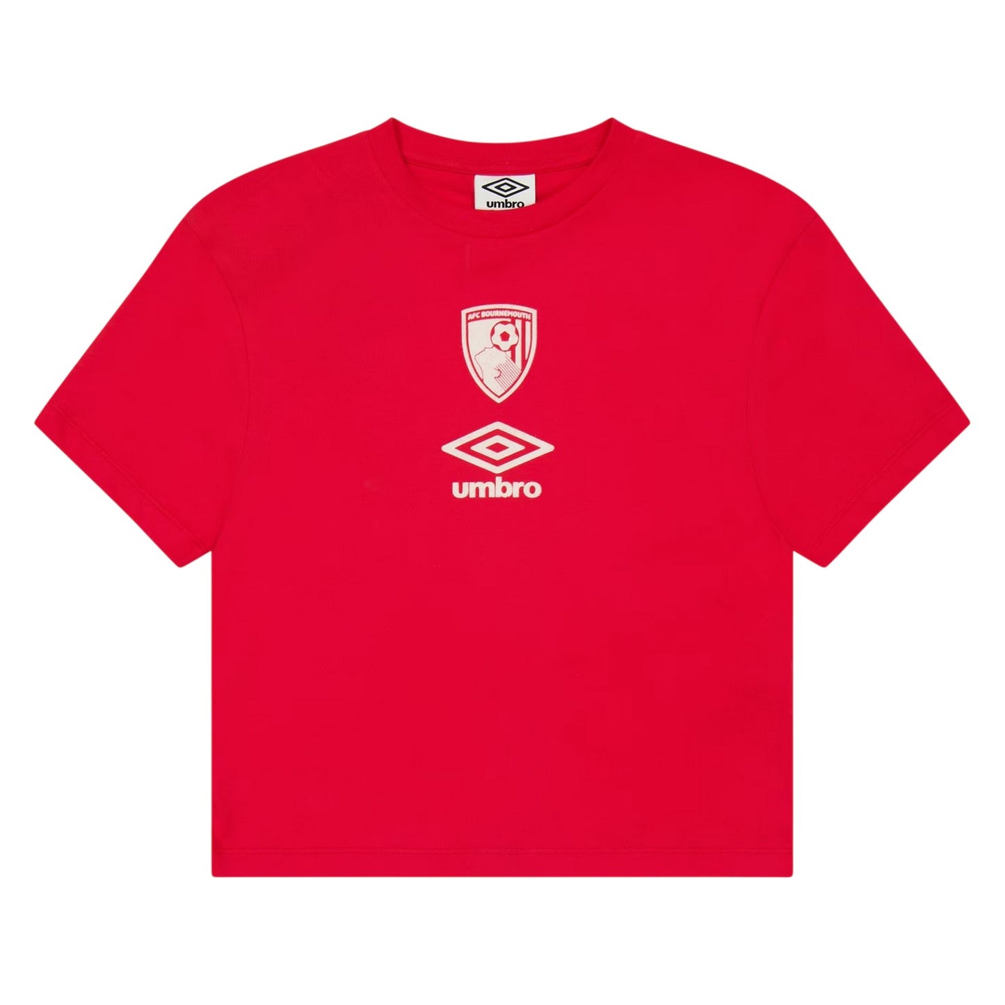 Claret - Front - Umbro Childrens-Kids AFC Bournemouth T-Shirt