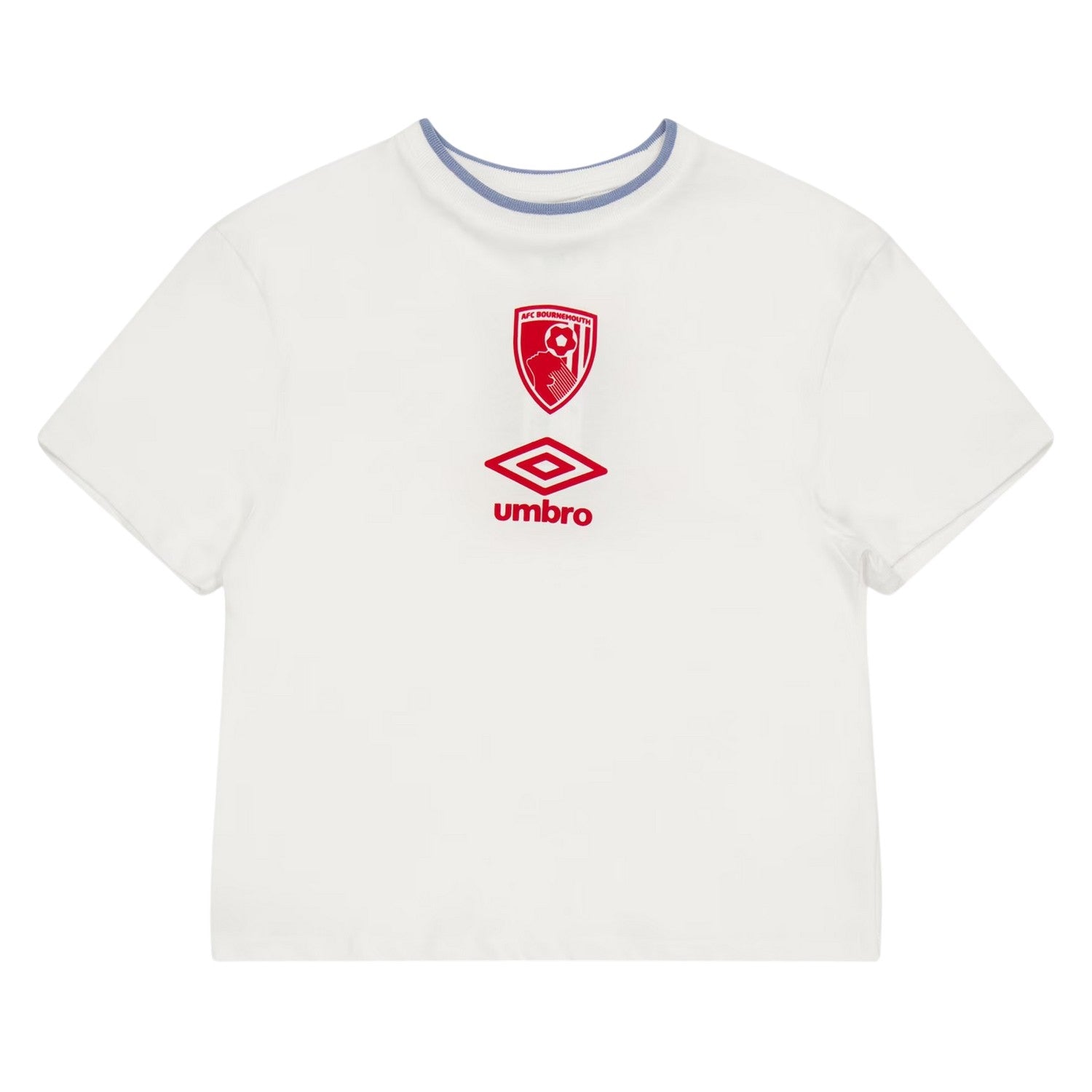 Brilliant White - Front - Umbro Childrens-Kids AFC Bournemouth T-Shirt