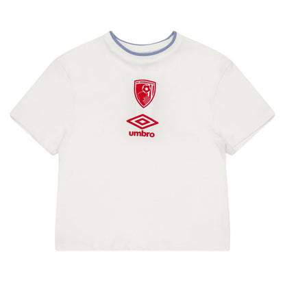 Brilliant White - Front - Umbro Childrens-Kids AFC Bournemouth T-Shirt