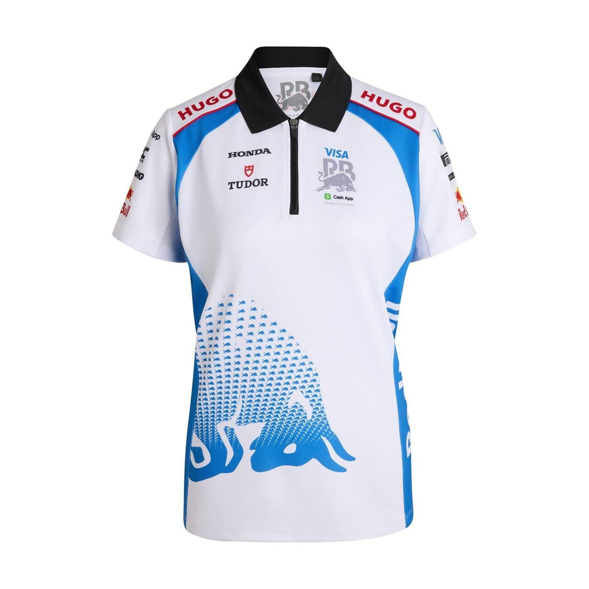 White - Front - Hugo Womens-Ladies F1 2025 Red Bull Polo Shirt