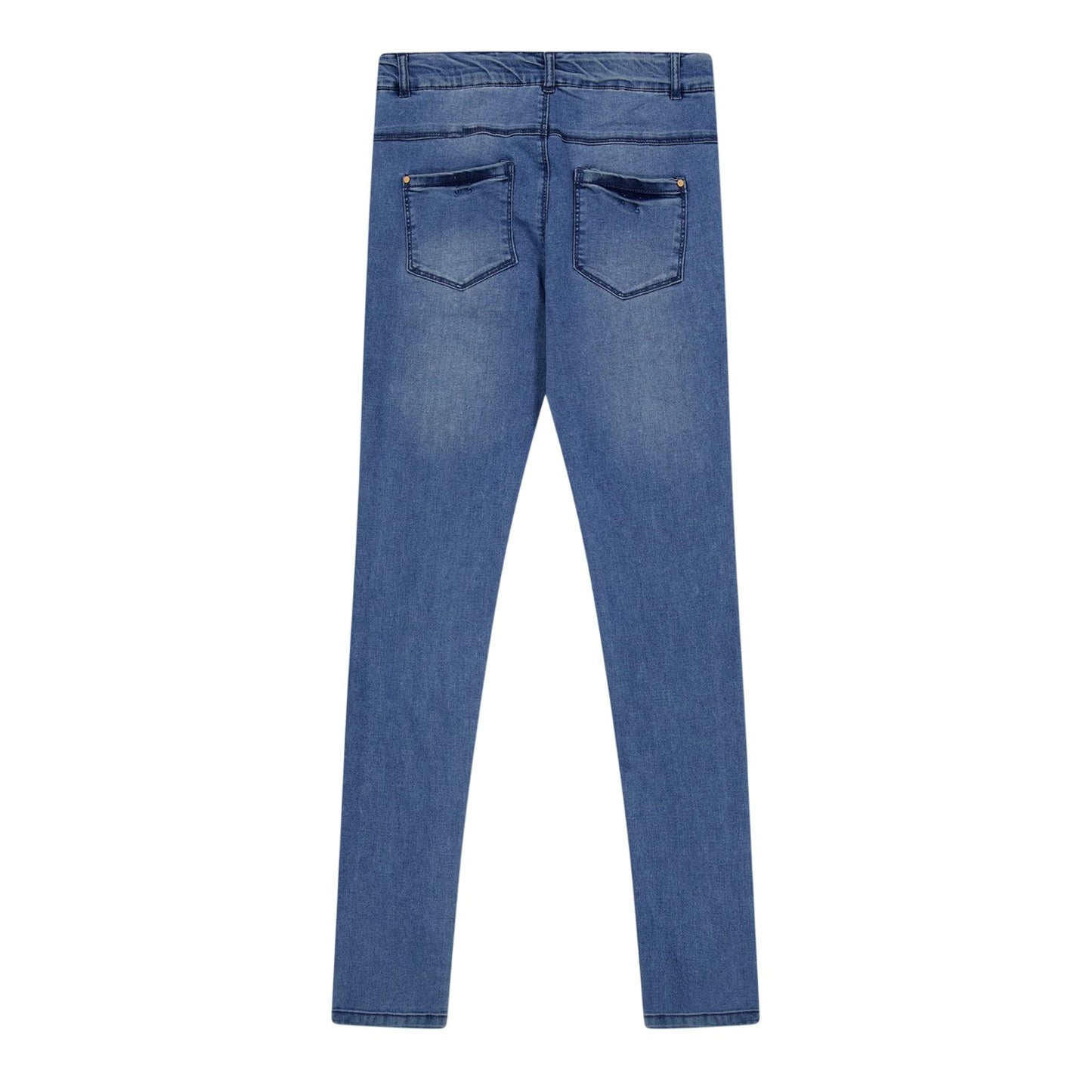 Blue - Front - Name It Childrens-Kids Denim Skinny Jeans