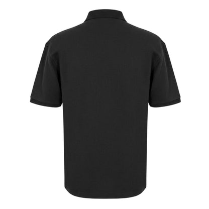 Black - Back - Hugo Mens Collared Short-Sleeved Polo Shirt