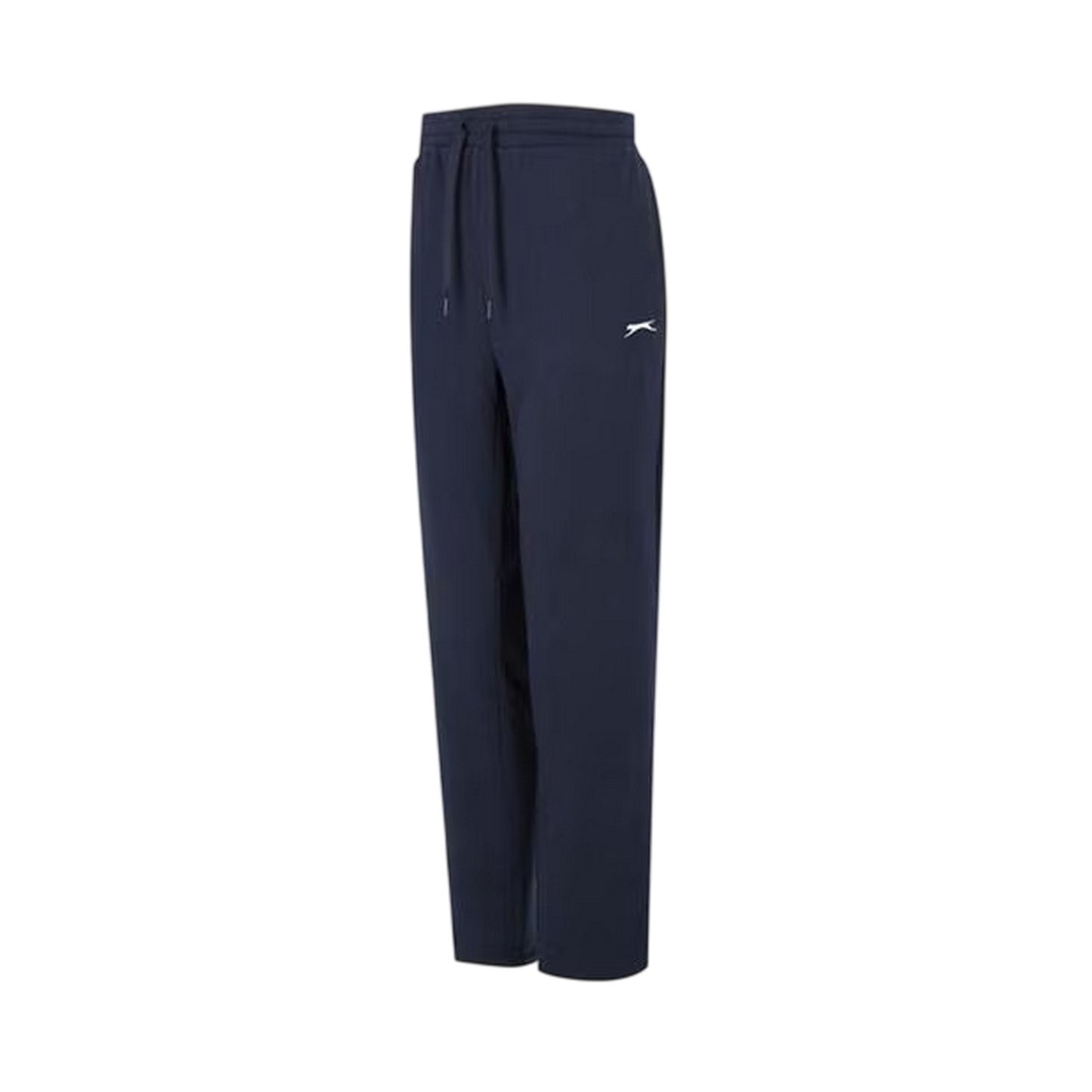 Navy - Back - Slazenger Womens-Ladies Interlock Open Hem Jogging Bottoms