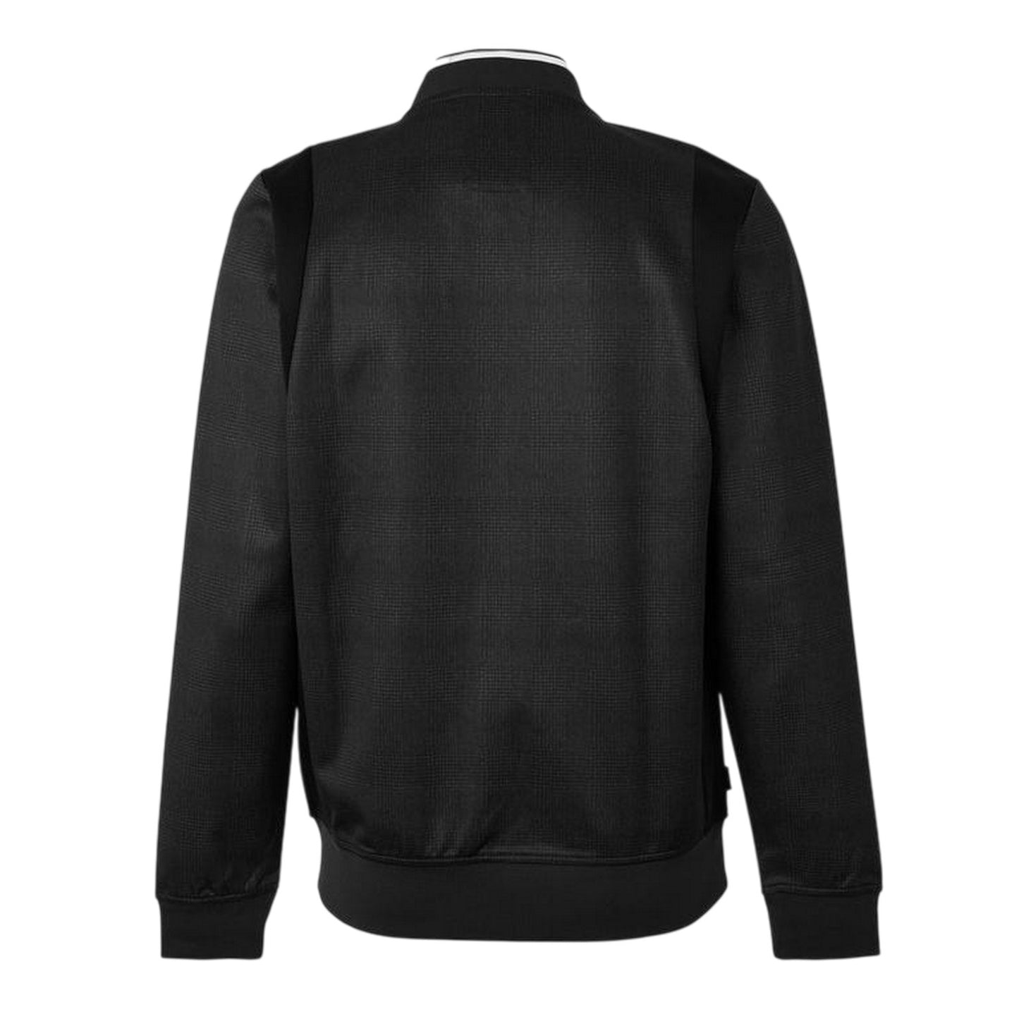Charcoal - Back - Luke Mens Logo Collared Sweatshirt