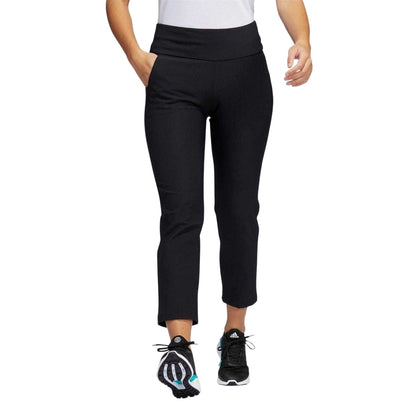 Black - Side - Adidas Womens-Ladies Pull-On Golf Trousers