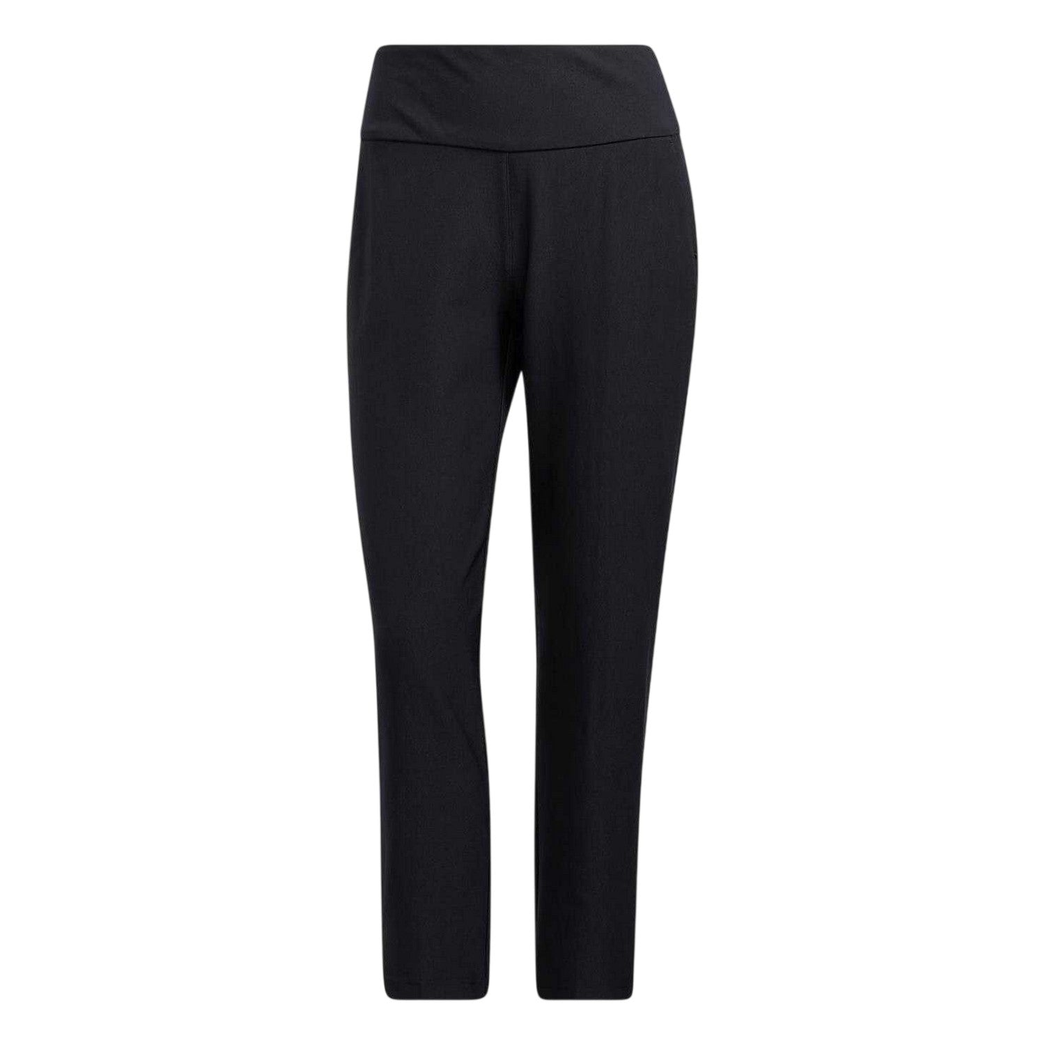 Black - Front - Adidas Womens-Ladies Pull-On Golf Trousers
