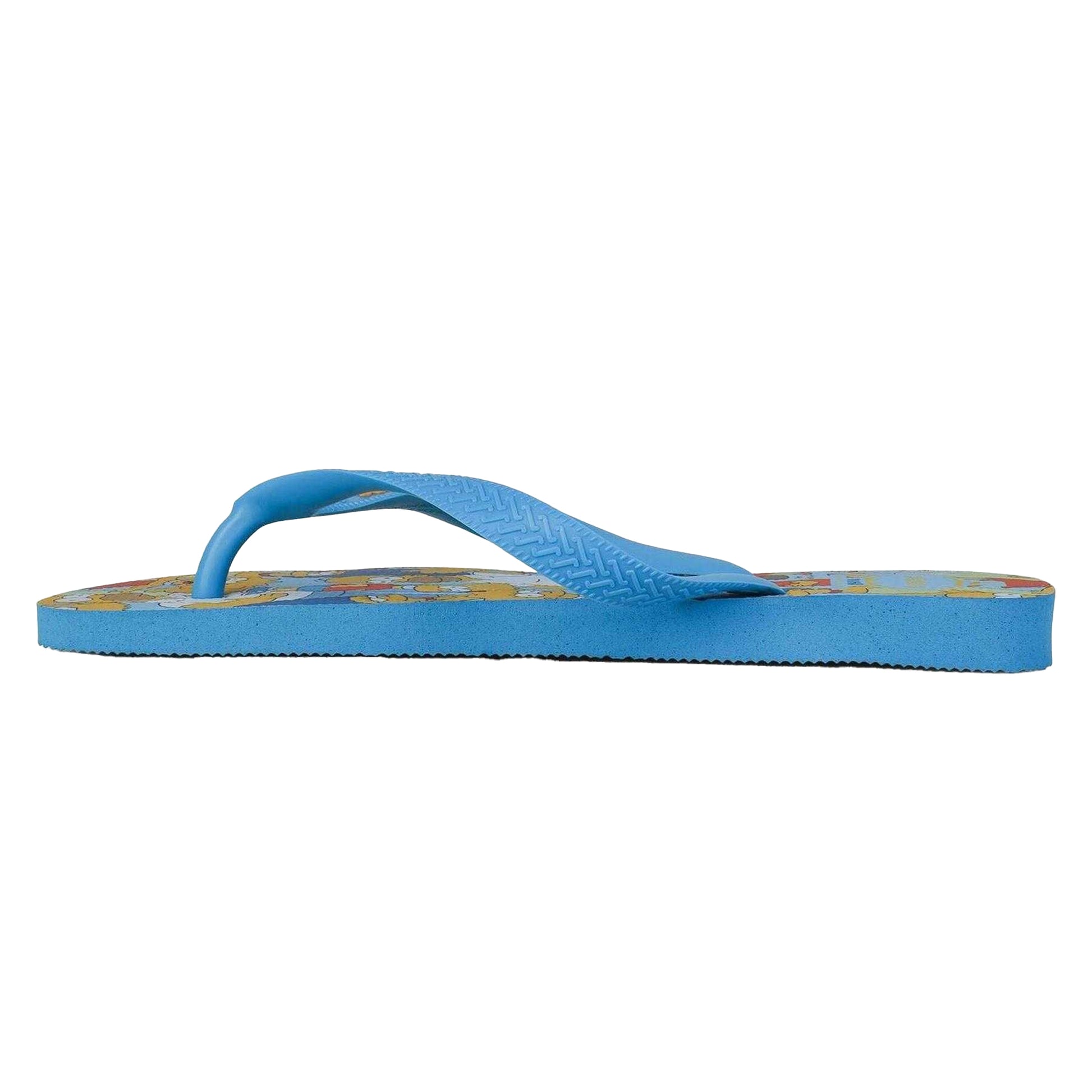 Blue - Back - Havaianas Childrens-Kids The Simpsons Flip Flops