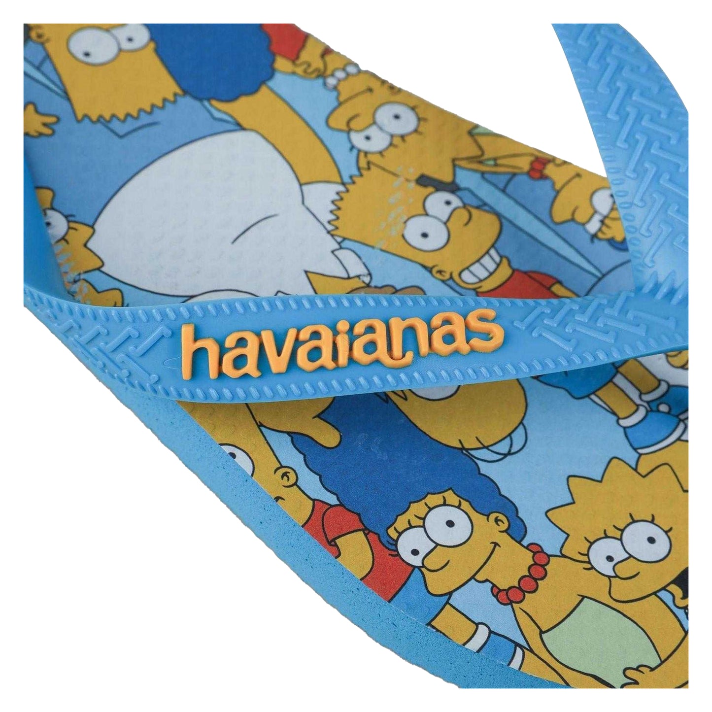 Blue - Pack Shot - Havaianas Childrens-Kids The Simpsons Flip Flops