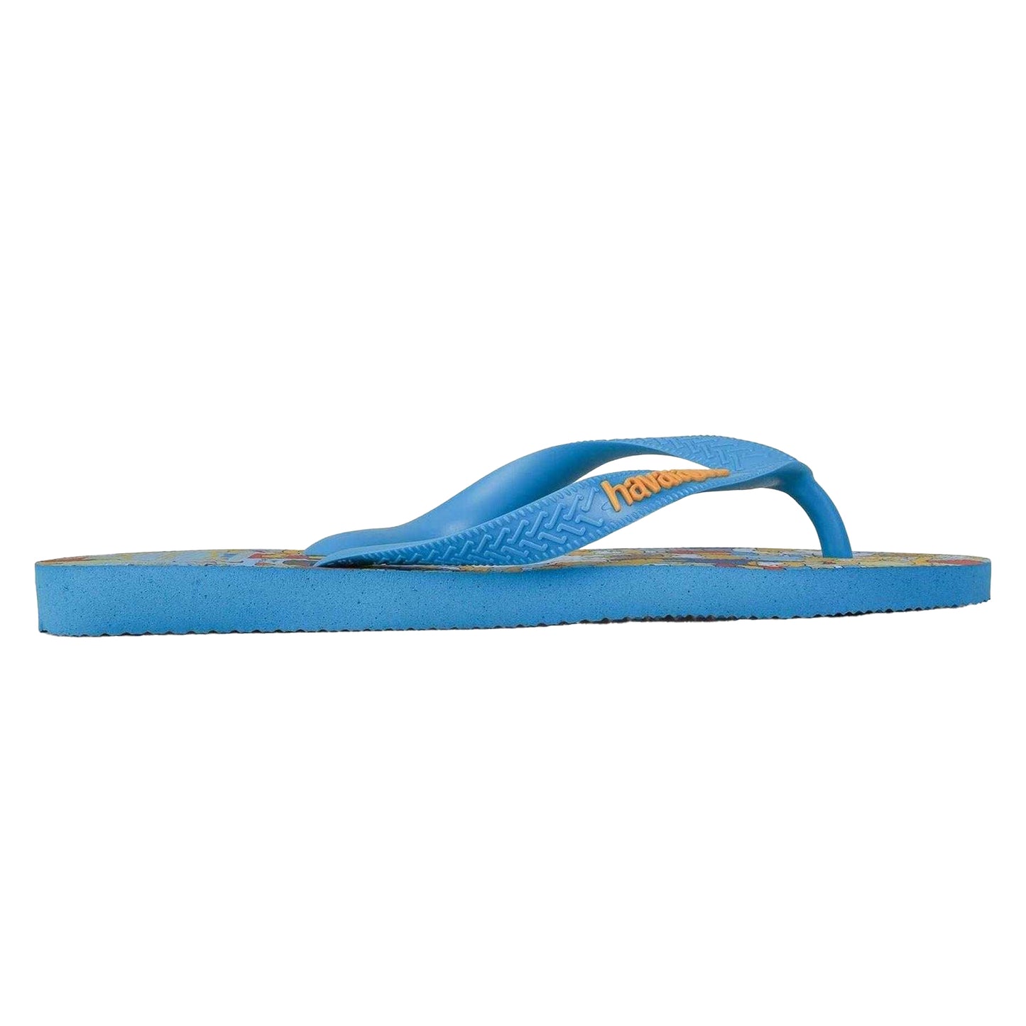 Blue - Front - Havaianas Childrens-Kids The Simpsons Flip Flops