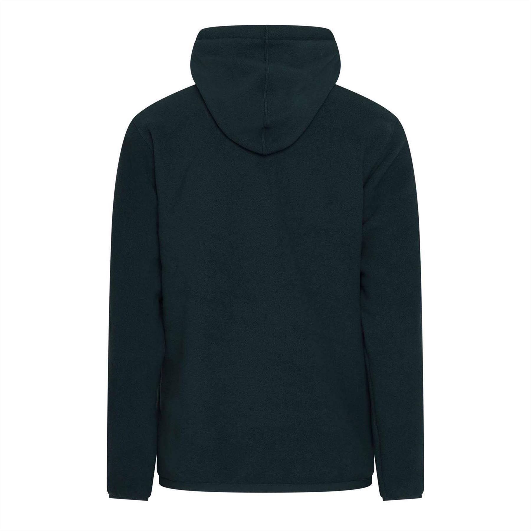 Green - Back - Timberland Mens Polar Fleece Kangaroo Pocket Hoodie