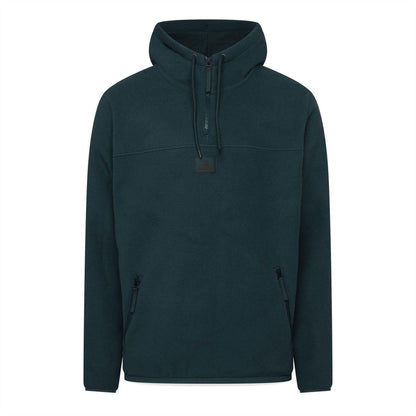 Green - Front - Timberland Mens Polar Fleece Kangaroo Pocket Hoodie