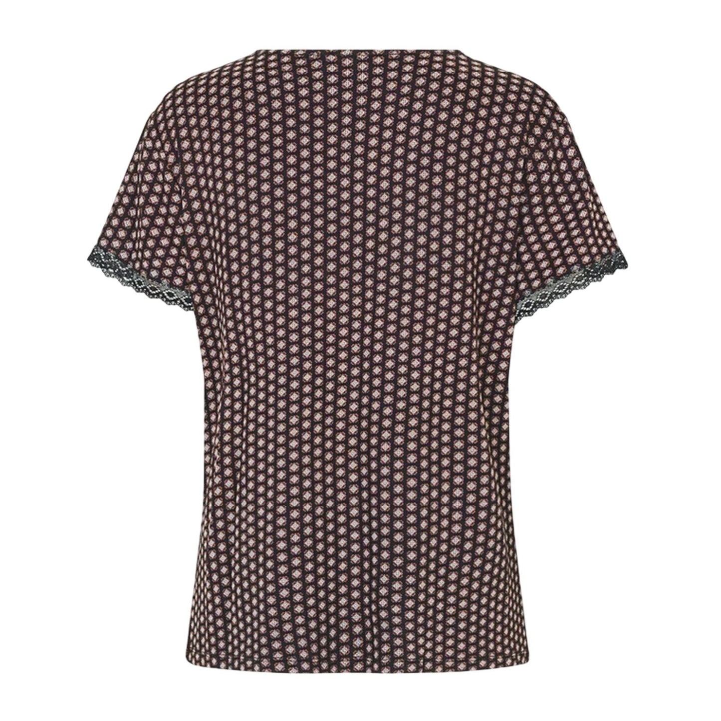 Black - Back - CCDK Copenhagen Womens-Ladies Jacqueline Dotted T-Shirt