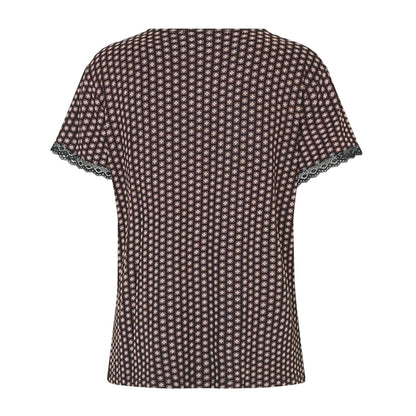Black - Back - CCDK Copenhagen Womens-Ladies Jacqueline Dotted T-Shirt