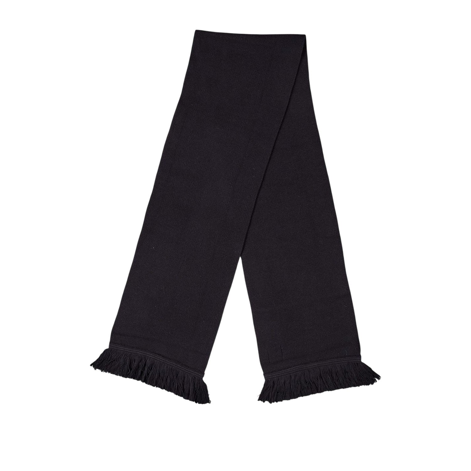 Black - Back - Pretty Green Mens Fringe Scarf