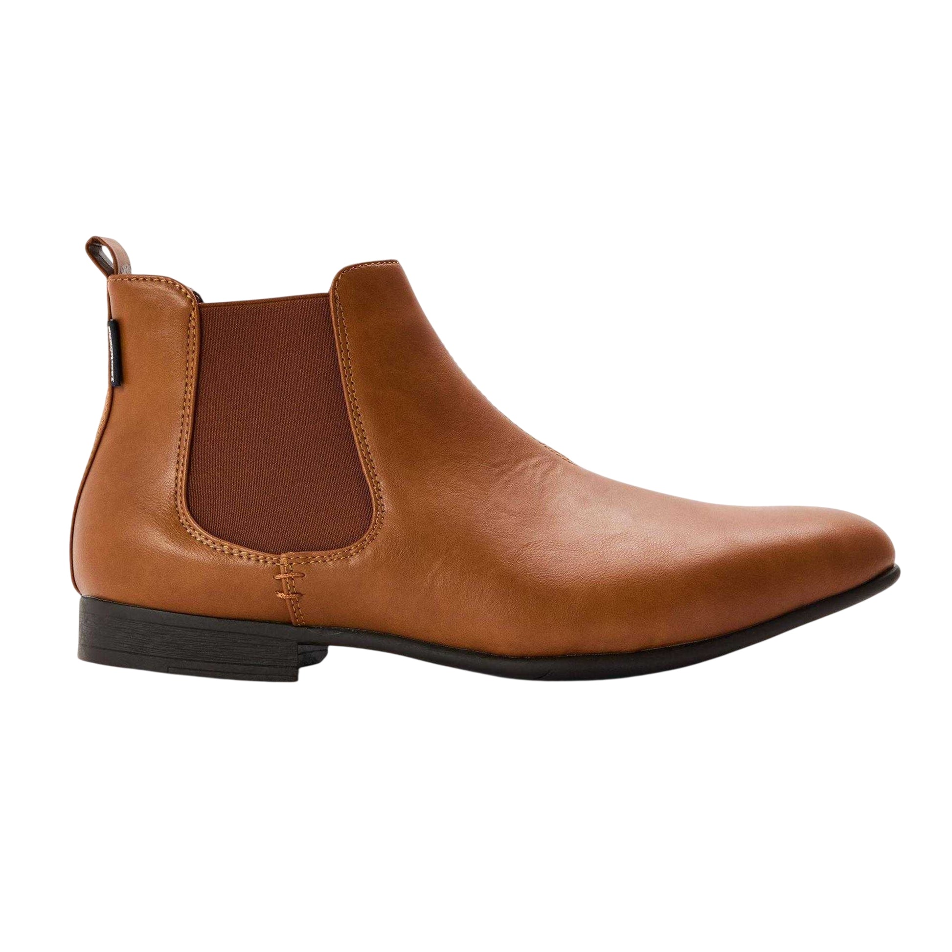 Brown - Front - Lambretta Mens Amberley Chelsea Boots