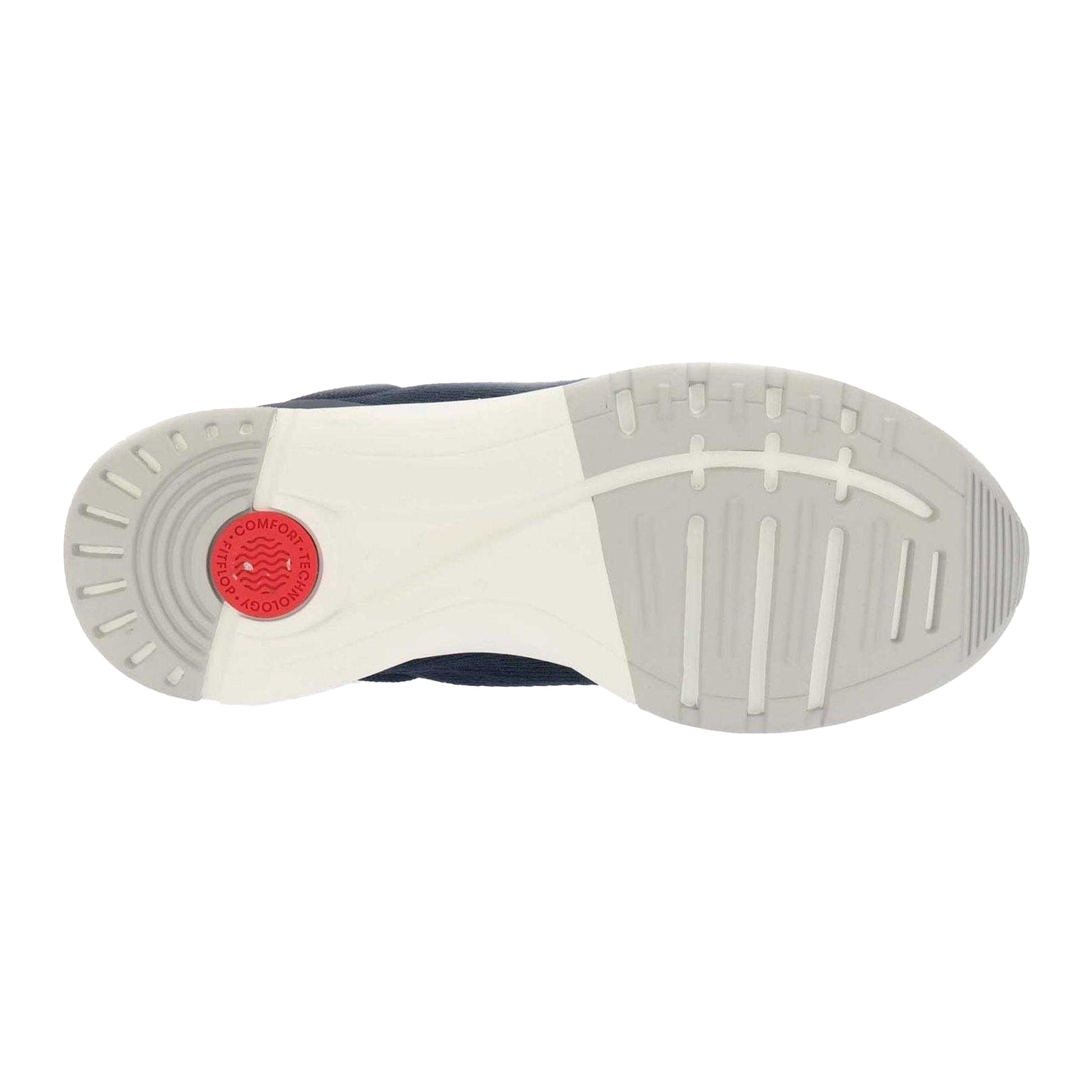 Navy - Side - FitFlop Womens-Ladies Vitamin FFX Knitted Trainers