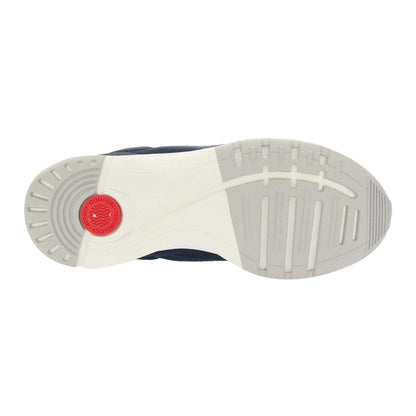 Navy - Side - FitFlop Womens-Ladies Vitamin FFX Knitted Trainers