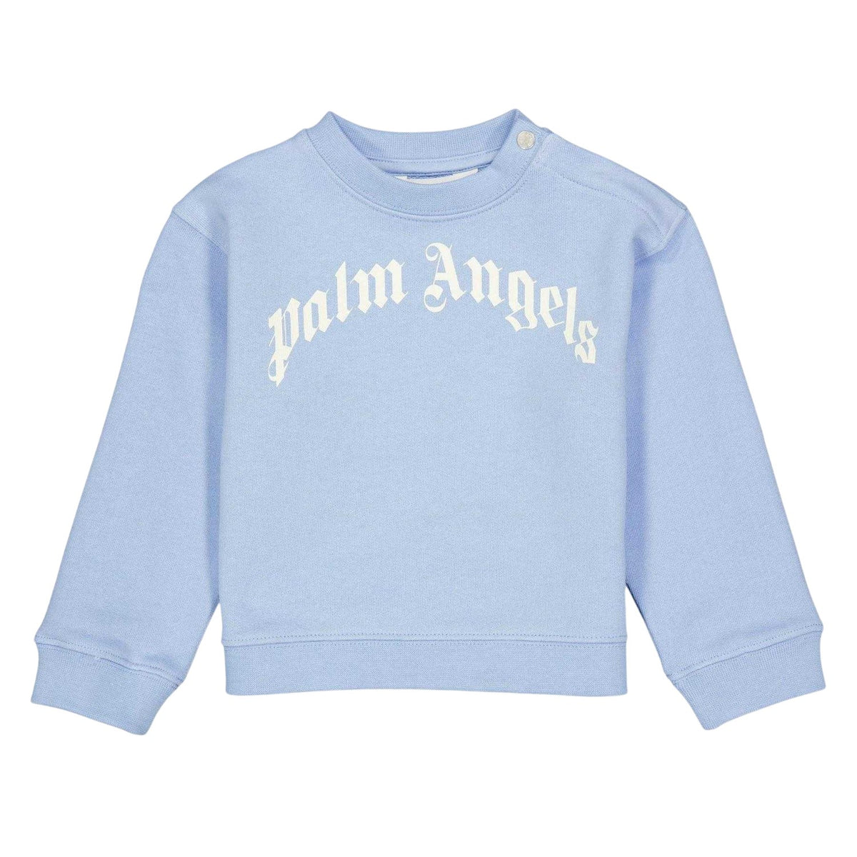 Blue - Front - Palm Angels Baby Arched Logo Sweatshirt