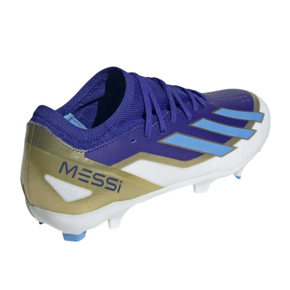 Blue-White - Back - Adidas Mens X Crazyfast League Coated Firm Ground Football Boots