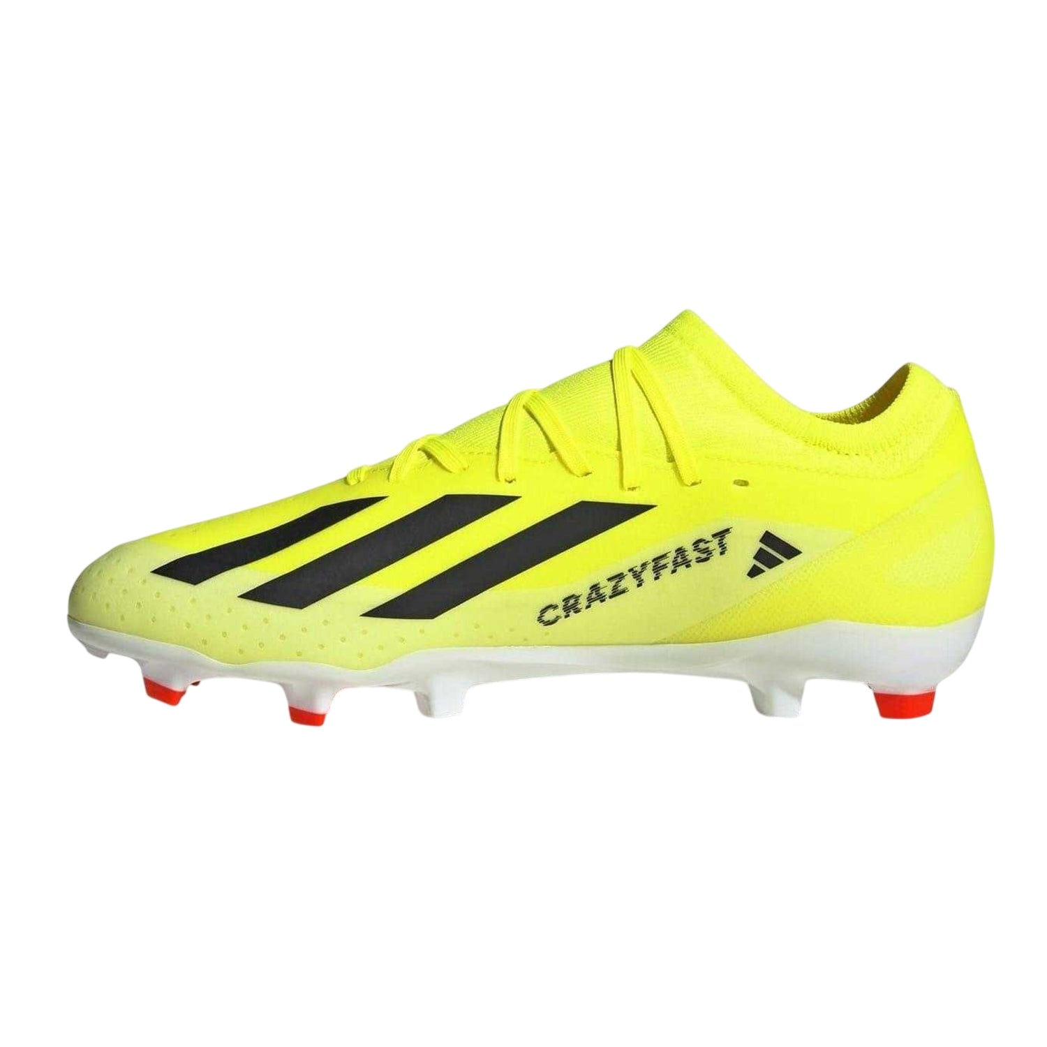 Yellow - Side - Adidas Mens X Crazyfast League Coated Firm Ground Football Boots