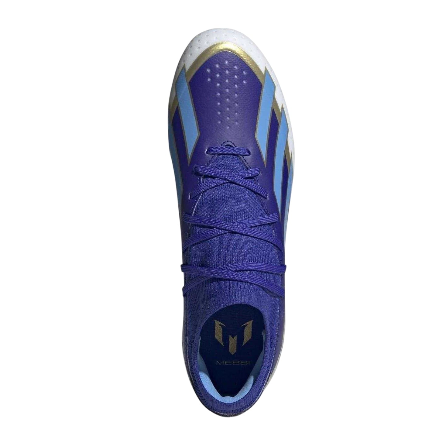Blue-White - Lifestyle - Adidas Mens X Crazyfast League Coated Firm Ground Football Boots