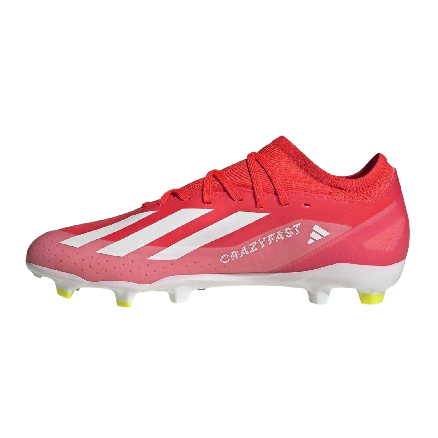 Red - Side - Adidas Mens X Crazyfast League Coated Firm Ground Football Boots