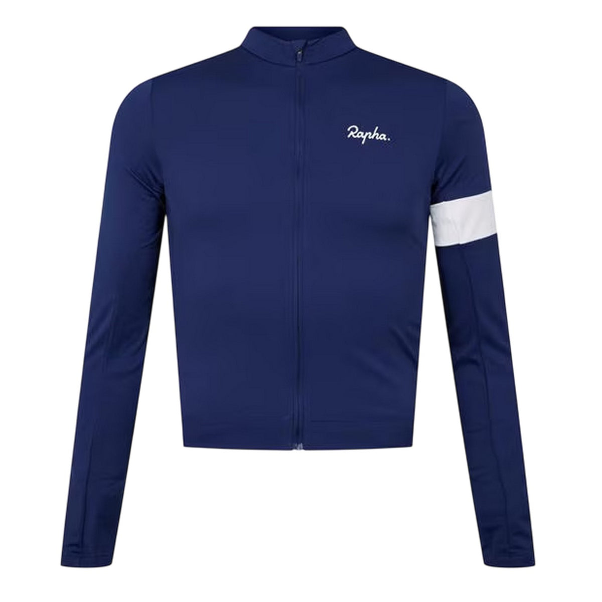 Navy - Front - Rapha Mens Core Full Zip Cycling Jersey