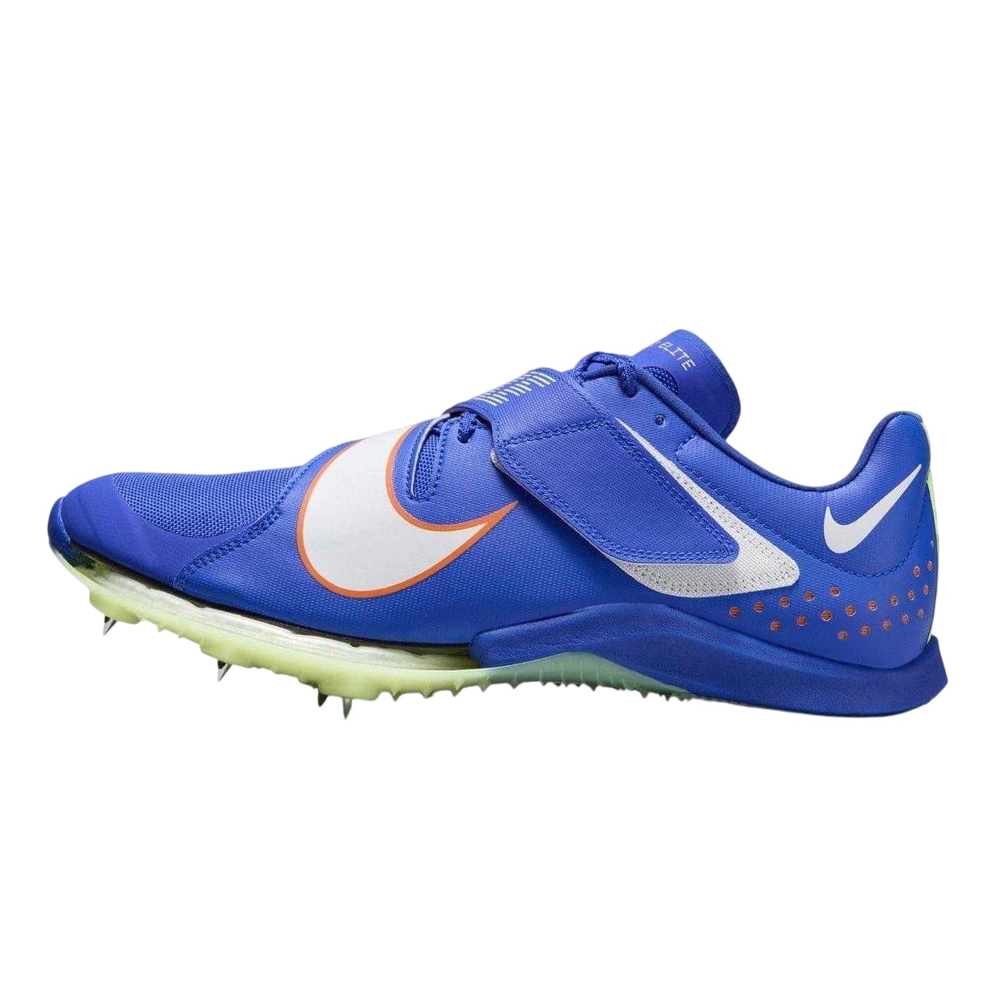 Blue - Back - Nike Mens Air Zoom Jumping Athletic Shoe Spikes