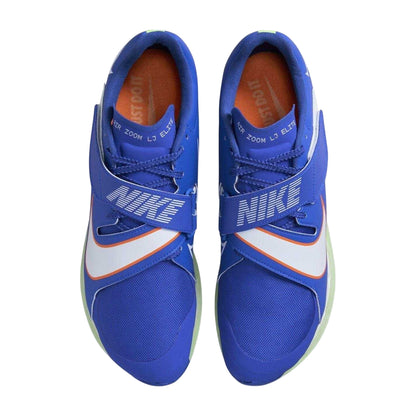 Blue - Side - Nike Mens Air Zoom Jumping Athletic Shoe Spikes