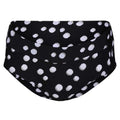 Black-White - Lifestyle - Regatta Womens-Ladies Paloma Spotted Bikini Bottoms
