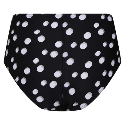 Black-White - Back - Regatta Womens-Ladies Paloma Spotted Bikini Bottoms