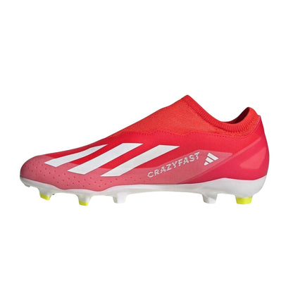 Red - Side - Adidas Mens X Crazyfast League Firm Ground Football Boots