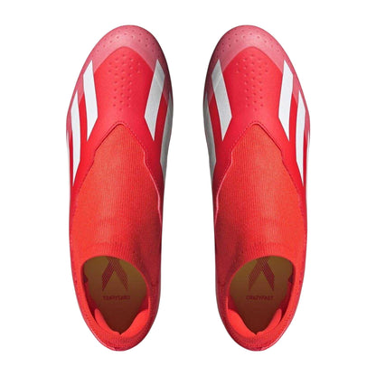Red - Pack Shot - Adidas Mens X Crazyfast League Firm Ground Football Boots